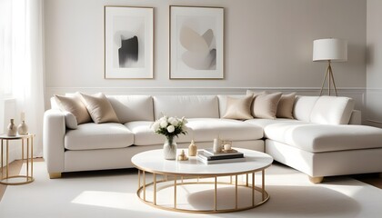 Photo interior modern design room 3d illustration