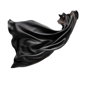 recommend clip art: Black silk cloth flying clip art