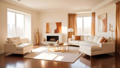 Photo interior modern design room 3d illustration