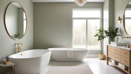 Photo interior modern design room 3d illustration