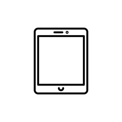 Tablet Icon for Digital Devices and Apps