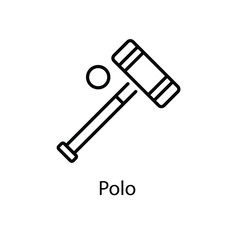 Polo vector icon 