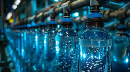 Automated system for treating and filtering well-sourced drinking water with multi-level filtration. Facility dedicated to producing purified drinking water.