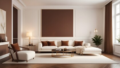 Photo interior modern design room 3d illustration
