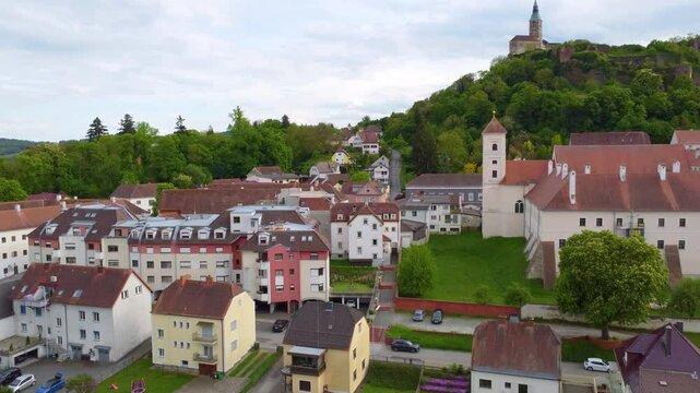 Quant Village Below Gussing Castle in Burgenland, Austria