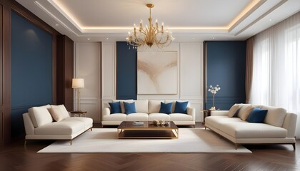 Photo interior modern design room 3d illustration