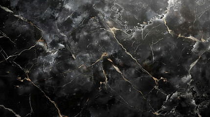 Obraz premium Natural black marble texture for skin tile wallpaper luxurious background, for design art work.