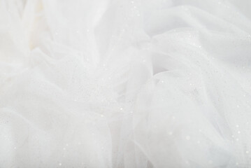 White diamond tulle texture. Background, texture.