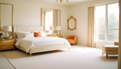 Photo interior modern design room 3d illustration