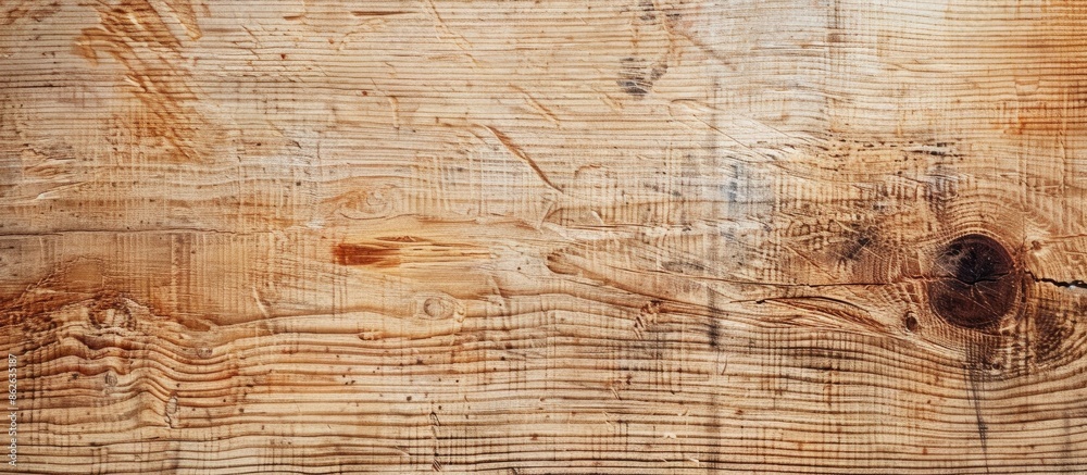Poster background with a textured surface of plywood presenting a copy space image.
