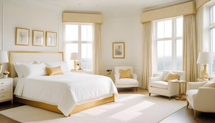 Photo interior modern design room 3d illustration