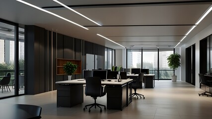 Fototapeta premium interior of modern office