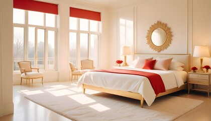 Photo interior modern design room 3d illustration