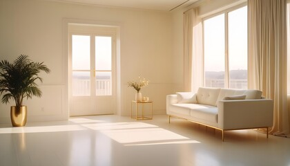 Photo interior modern design room 3d illustration