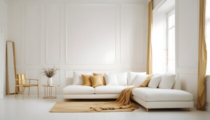 Photo interior modern design room 3d illustration