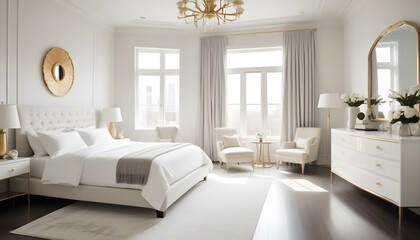 Photo interior modern design room 3d illustration