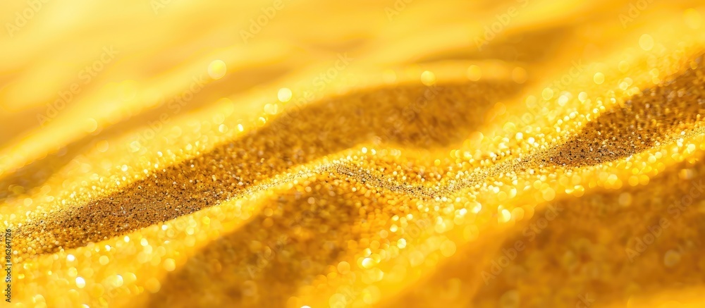Poster background of yellow sand with copy space image.
