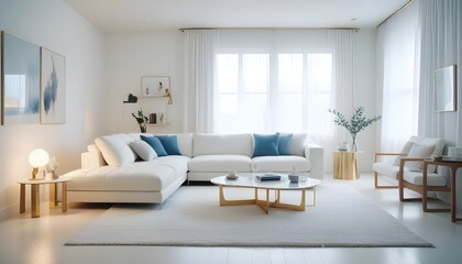 Photo interior modern design room 3d illustration