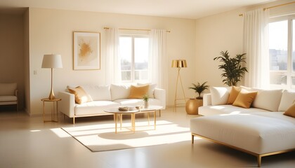 Photo interior modern design room 3d illustration