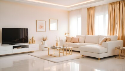 Photo interior modern design room 3d illustration