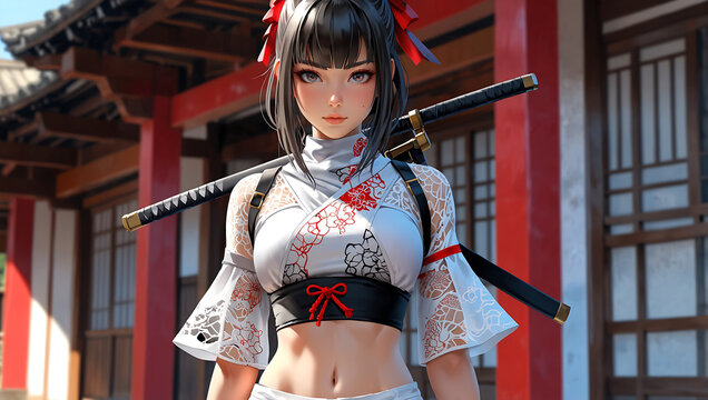 girl in kimono