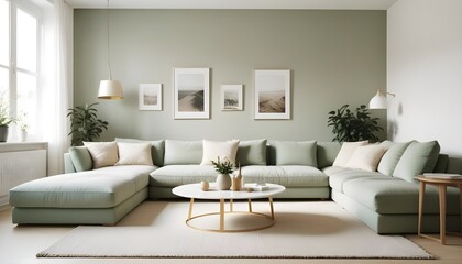 Photo interior modern design room 3d illustration