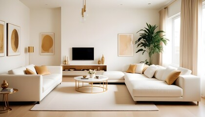 Fototapeta premium Photo interior modern design room 3d illustration