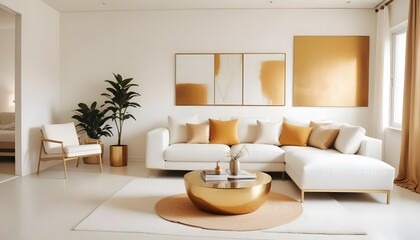 Photo interior modern design room 3d illustration