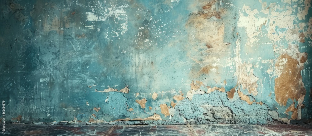 Aufkleber background with a textured wall provides copy space image.