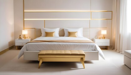 Photo interior modern design room 3d illustration
