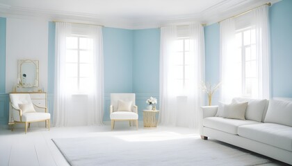 Photo interior modern design room 3d illustration