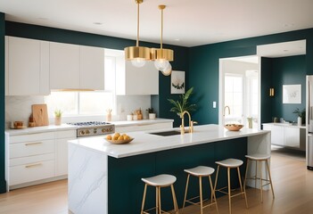 Photo interior modern design room 3d illustration