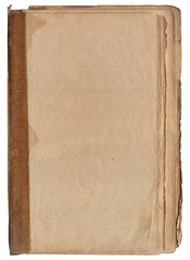 Vintage background of old ancient torn paper texture with spots