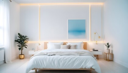 Photo interior modern design room 3d illustration