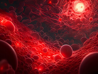 abstrakte Plasma Zellen