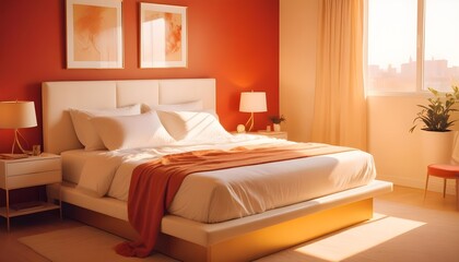 Photo interior modern design room 3d illustration