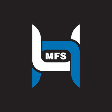 MFS letter logo design on white background. MFS logo. MFS creative initials letter Monogram logo icon concept. MFS letter design