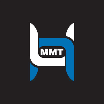 MMT letter logo design on white background. MMT logo. MMT creative initials letter Monogram logo icon concept. MMT letter design