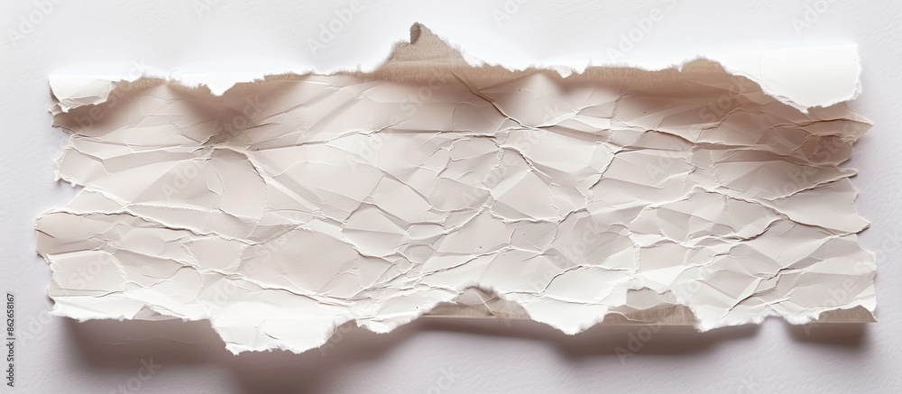 Leinwandbilder An image of torn paper with available space for adding your message. Copy space image. Place for adding text and design