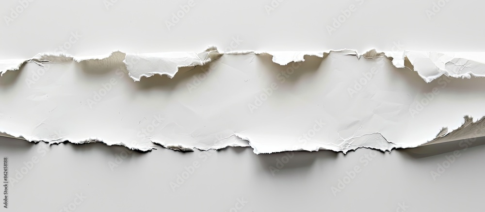 Aufkleber Torn paper with ample copy space image