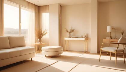 Photo interior modern design room 3d illustration