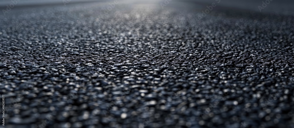 Poster Textured asphalt or tarmac road surface with a background suitable for a copy space image.
