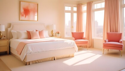 Fototapeta premium Photo interior modern design room 3d illustration