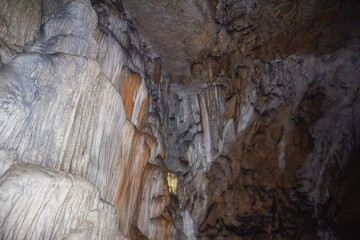 vaults of the Big Azish Cave on the Lago-Naki Plateau in Adygea