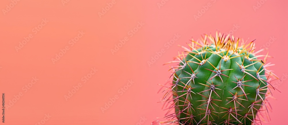 Aufkleber adorable cactus with a creative design ideal for a copy space image.
