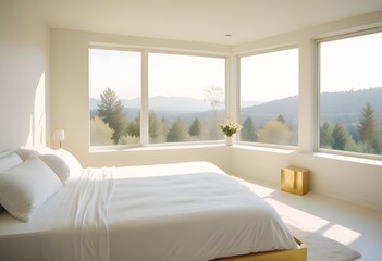 Photo interior modern design room 3d illustration