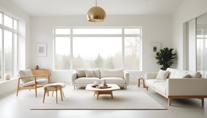 Fototapeta premium Photo interior modern design room 3d illustration