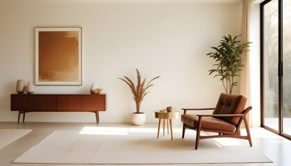 Photo interior modern design room 3d illustration