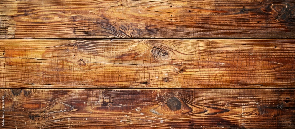 Fototapete top view of a wooden table showing the texture of the wood, ideal for adding text or images in the c