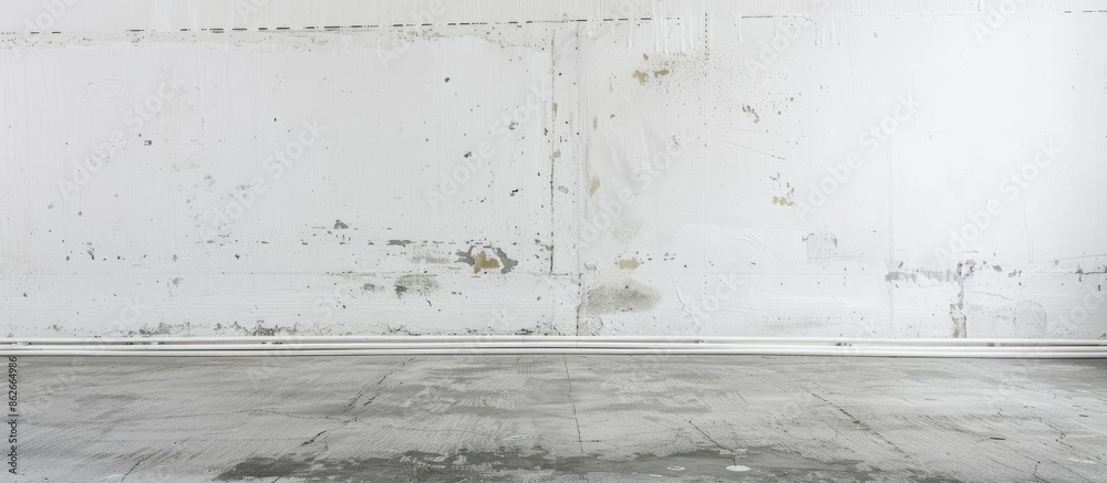 Poster a white-painted concrete surface offering ample copy space image.